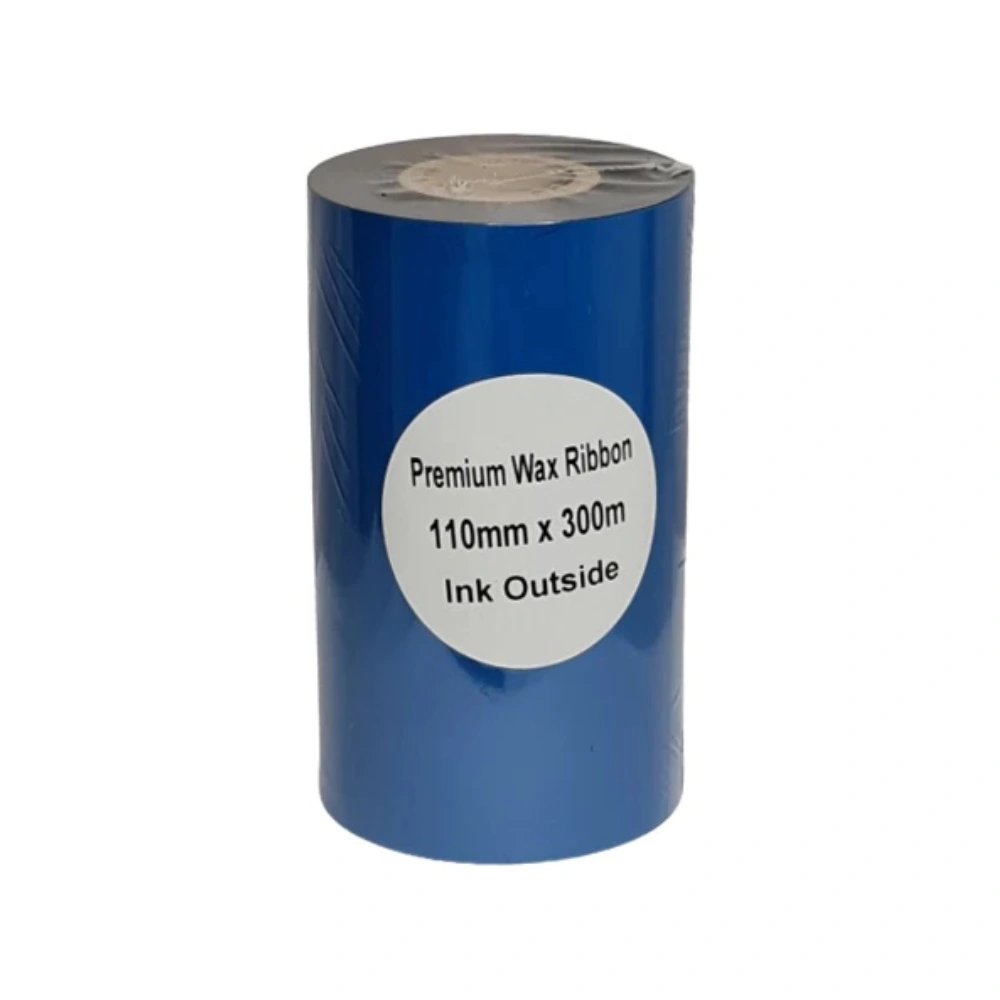 Wax Ribbon Premium For Barcode Printer 110mm x 300m
